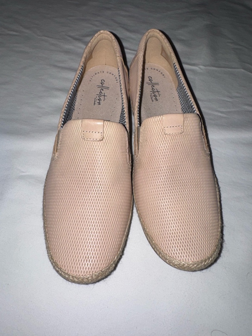 Clarks Collection Danelly Iris Blush Women’s Slip-On Loafers Size 9.5